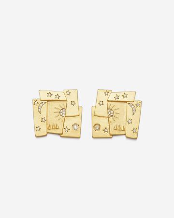 Bijoux JW PEI Cosmos Combination Earrings Women Doré | FR1117WY