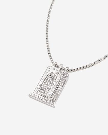 Bijoux JW PEI Roman Small Arch Pendant Necklace Women Argent | FR1057ZG