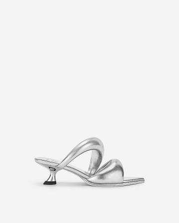 Chaussures JW PEI JW PEI Sara Mule Women Argent | FR1039WY