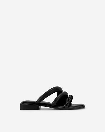 Chaussures JW PEI Jada Plates Mule Women Noir | FR1047PQ