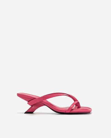 Chaussures JW PEI Maeve Lanières Mule Women Rose | FR1023SO