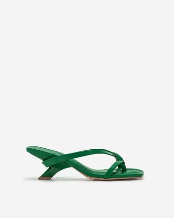 Chaussures JW PEI Maeve Lanières Mule Women Vert | FR1025FM