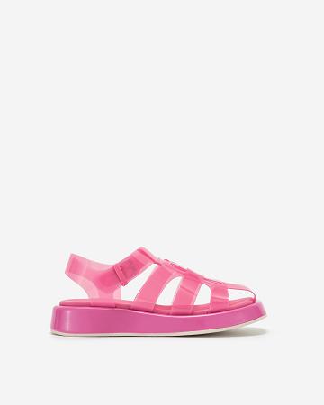 Chaussures JW PEI Piper Plateforme Sandal Women Rose | FR1018UT