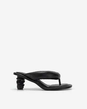Chaussures JW PEI Talia Puffed Sandal Women Noir | FR1006XF