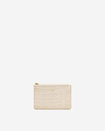 Porte-Cartes JW PEI Quinn Zipped Women Blanche | FR1163CE