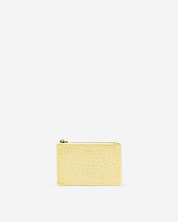 Porte-Cartes JW PEI Quinn Zipped Women Jaune | FR1169WY