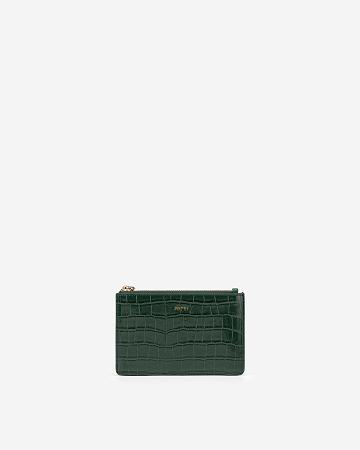 Porte-Cartes JW PEI Quinn Zipped Women Vert Olive | FR1162XF