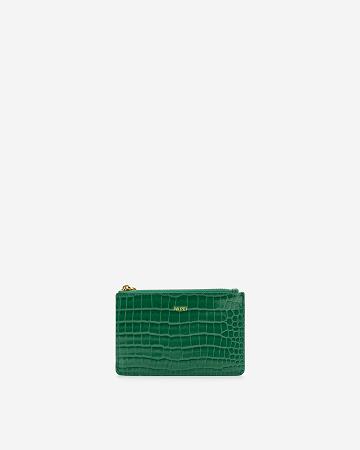 Porte-Cartes JW PEI Quinn Zipped Women Vert | FR1167MA