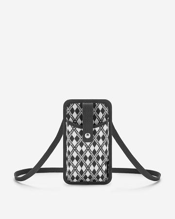Sac Mobile JW PEI Aylin Tricoté Women Noir Grise | FR1364GL