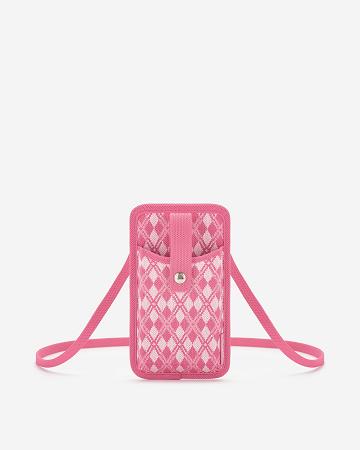 Sac Mobile JW PEI Aylin Tricoté Women Rose | FR1363FM