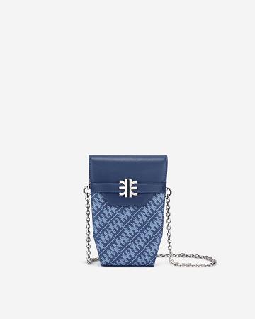 Sac Mobile JW PEI FEI Chain Women Bleu Marine | FR1360AP