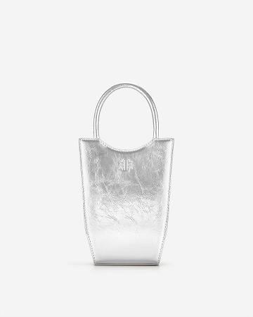 Sac Mobile JW PEI JW PEI FEI Metallic Women Argent | FR1327RW