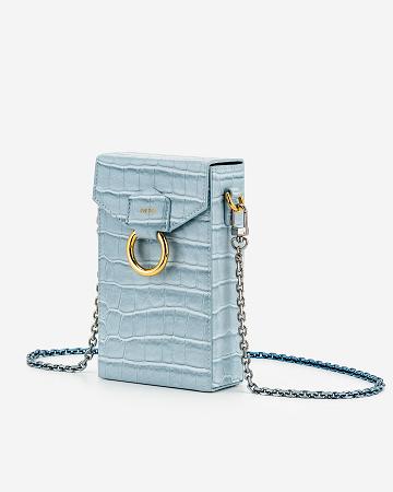 Sac Mobile JW PEI Lola Gradient Chain Women Turquoise | FR1317ZG