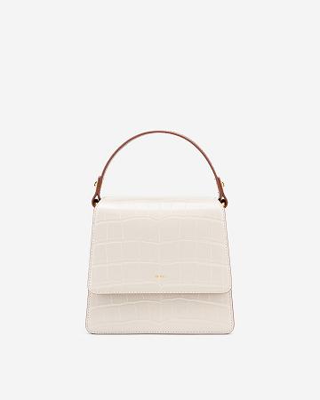 Sac À Main JW PEI FAE Top Handle Crossbody Women Beige Marron | FR1435IS