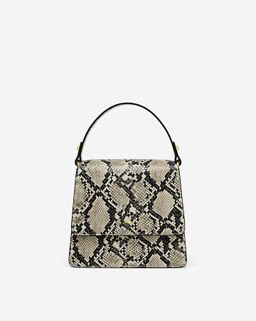 Sac À Main JW PEI FAE Top Handle Crossbody Women Beige Noir | FR1438AP
