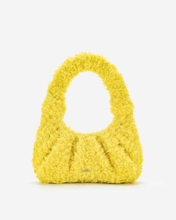 Sac À Main JW PEI Gabbi Faux Fur Hobo Women Jaune | FR1430EX