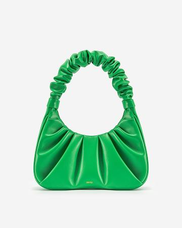 Sac À Main JW PEI Gabbi Ruched Hobo Mini Women Vert | FR1404EX