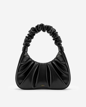 Sac À Main JW PEI Gabbi Ruched Hobo Mini Women Noir | FR1405RW