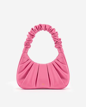 Sac À Main JW PEI Gabbi Ruched Hobo Mini Women Rose | FR1406TV
