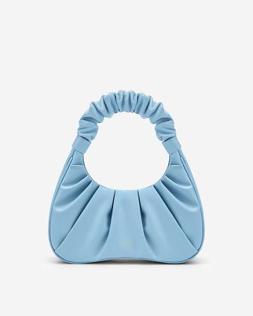 Sac À Main JW PEI Gabbi Ruched Hobo Mini Women Bleu | FR1408UT
