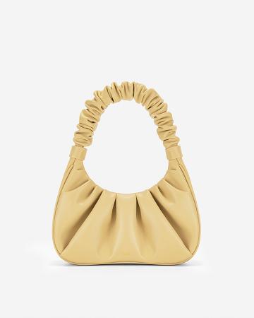 Sac À Main JW PEI Gabbi Ruched Hobo Women Kaki | FR1422XF