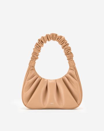 Sac À Main JW PEI Gabbi Ruched Hobo Women Marron | FR1425BC