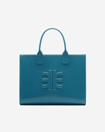 Sac À Main JW PEI Gia Medium Tote Women Turquoise | FR1401MA