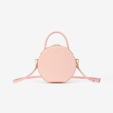 Sac À Main JW PEI Mini Circle Top Handle Women Rose | FR1396XF