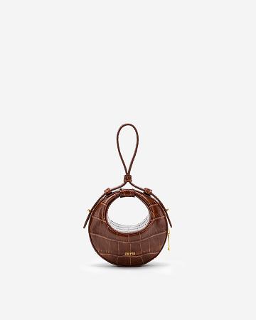Sac À Main JW PEI Rantan Super Mini Women Marron | FR1387SO