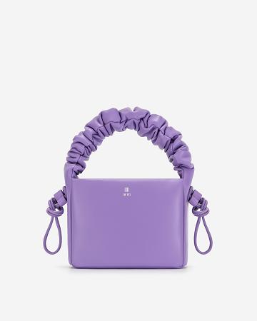 Sac À Main JW PEI Rylee Plissé Drawstring Top Handle Women Violette | FR1378EX
