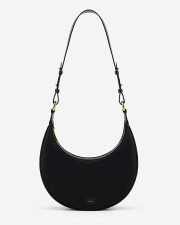 Sacs Crossbody JW PEI Carly Nylon Saddle Women Noir | FR1520GL