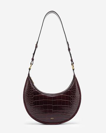 Sacs Crossbody JW PEI Carly Saddle Women Marron | FR1516AP