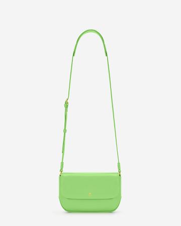 Sacs Crossbody JW PEI Debby Flap Women Vert | FR1515PQ