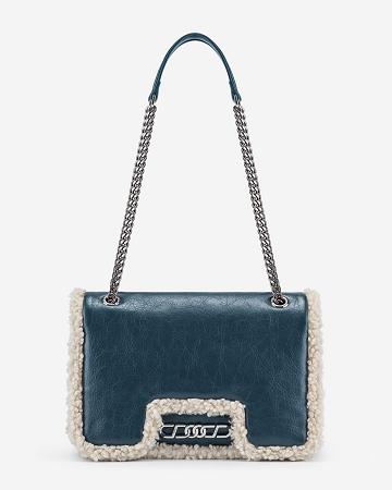 Sacs Crossbody JW PEI Isa Women Bleu | FR1497KI