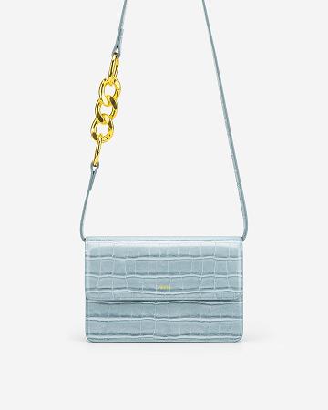 Sacs Crossbody JW PEI Julia Chain Women Bleu | FR1491SO
