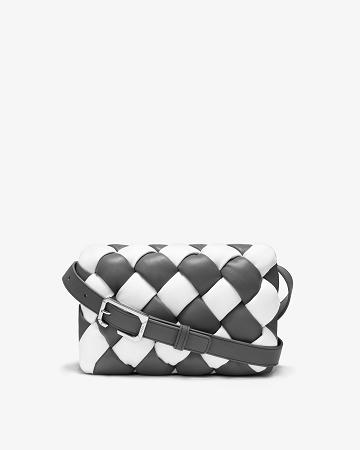 Sacs Crossbody JW PEI Maze Women Blanche Noir | FR1480QZ