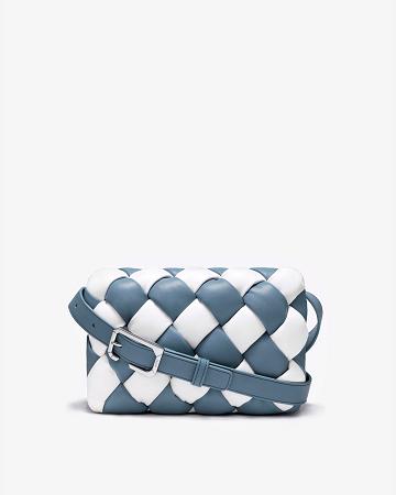 Sacs Crossbody JW PEI Maze Women Blanche Bleu | FR1481WY