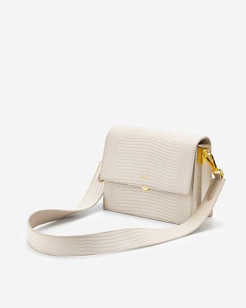 Sacs Crossbody JW PEI Mini Flap Women Blanche | FR1456EX