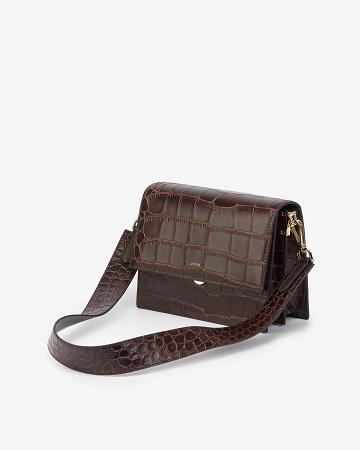 Sacs Crossbody JW PEI Mini Flap Women Marron | FR1458TV