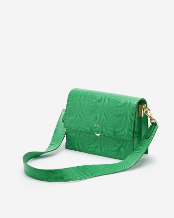 Sacs Crossbody JW PEI Mini Flap Women Vert | FR1462OR