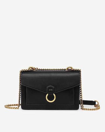 Sacs Crossbody JW PEI The Envelope Chain Women Noir | FR1448XF