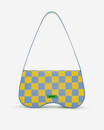Sacs À Bandoulière JW PEI Becci Tricoté Women Jaune | FR1295BC