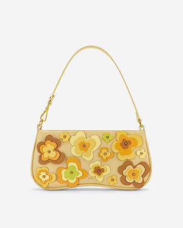 Sacs À Bandoulière JW PEI Eva Floral Women Jaune | FR1289KI