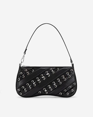 Sacs À Bandoulière JW PEI Eva Straps Women Noir | FR1276TV