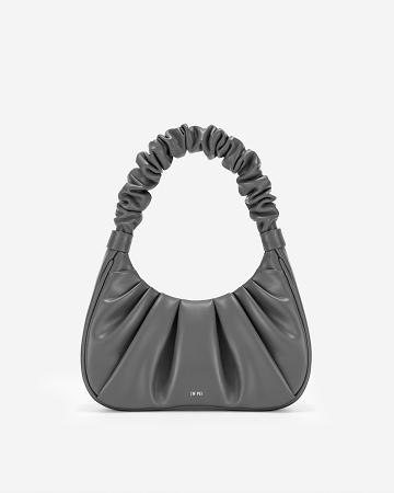 Sacs À Bandoulière JW PEI Gabbi Ruched Hobo Women Grise | FR1234GL