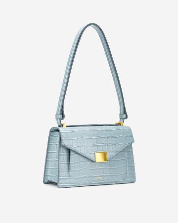 Sacs À Bandoulière JW PEI Lilian Women Turquoise | FR1211KI