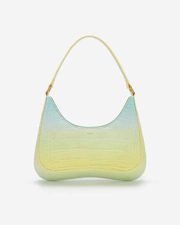 Sacs À Bandoulière JW PEI Ruby Women Jaune Bleu | FR1185KI