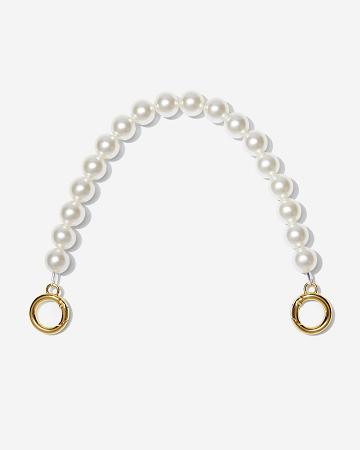 Sangle De Chaîne JW PEI Anna Medium Faux Pearl Women Blanche | FR1153SO