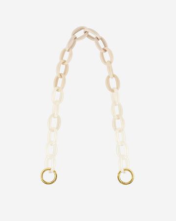Sangle De Chaîne JW PEI Mya Gradient Acrylic Women Blanche | FR1137CE